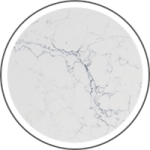 White Italian marble quartz with darker grey veins