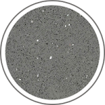 Starlight Grey Quartz with mirror sparkling for kitchens